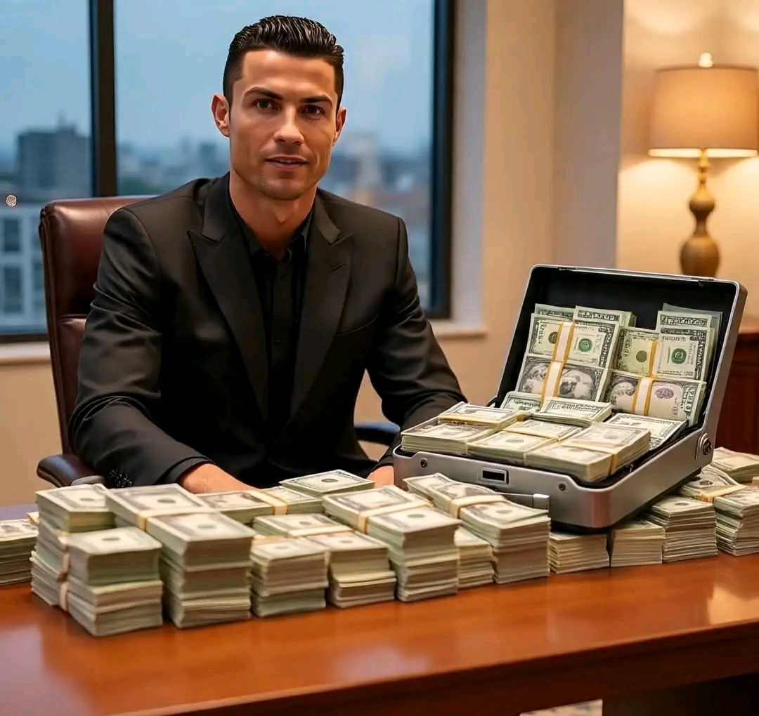 Cristiano Ronaldo, the world's wealthiets active footballer.