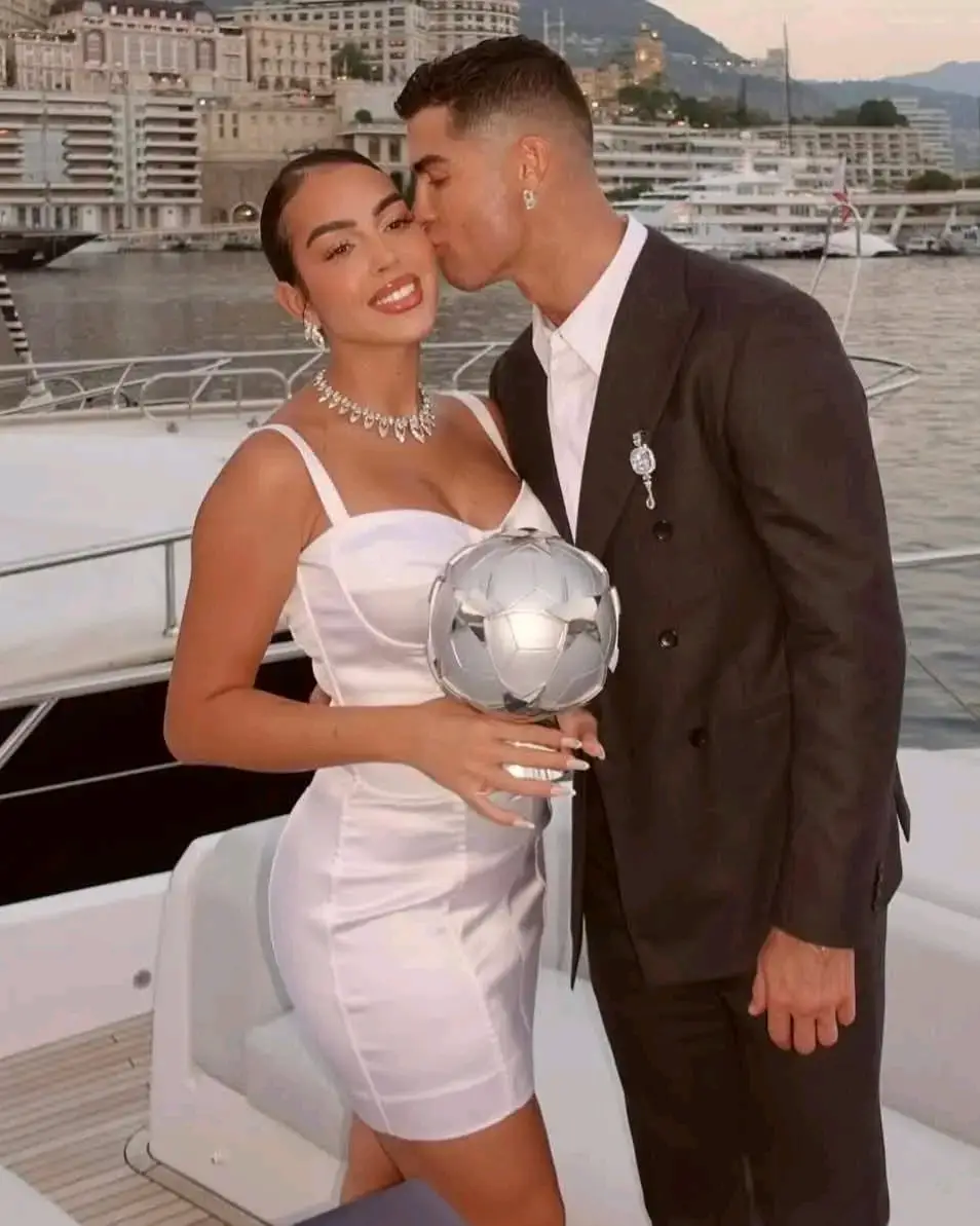 Cristiano Ronaldo and his fiancé Georgina Rodriguez