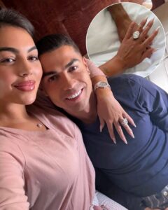 Cristiano Ronaldo's wife, Georgina Rodriguez.