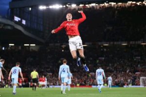 Manchester United's Benjamin Sesko